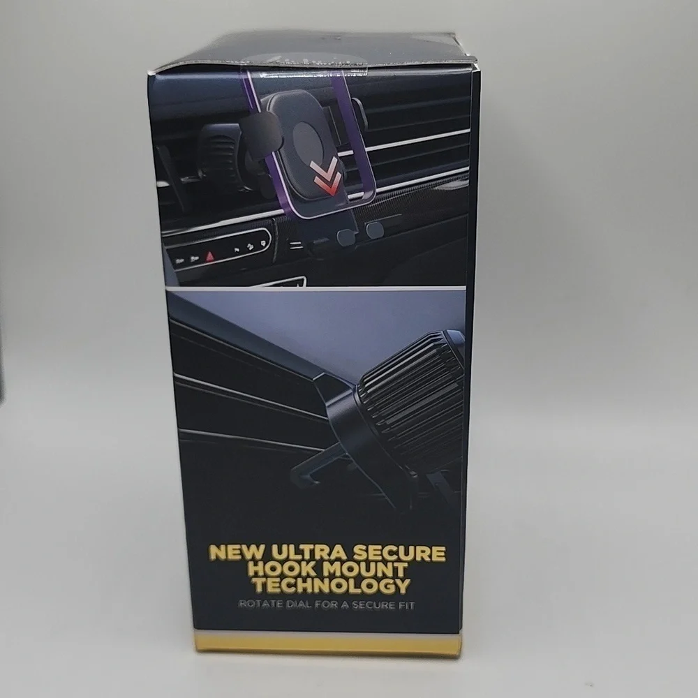 Smartphone Gravity Vent Mount for Vehicle Black